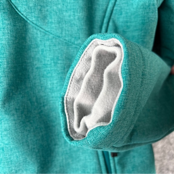 The North Face Apex Bionic Softshell Cold Weather Jacket Women’s M Teal 5 Pocket - Picture 11 of 14